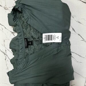 Torrid Dark Forest Lace Accent Dress